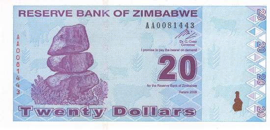 20 Dollar 2009